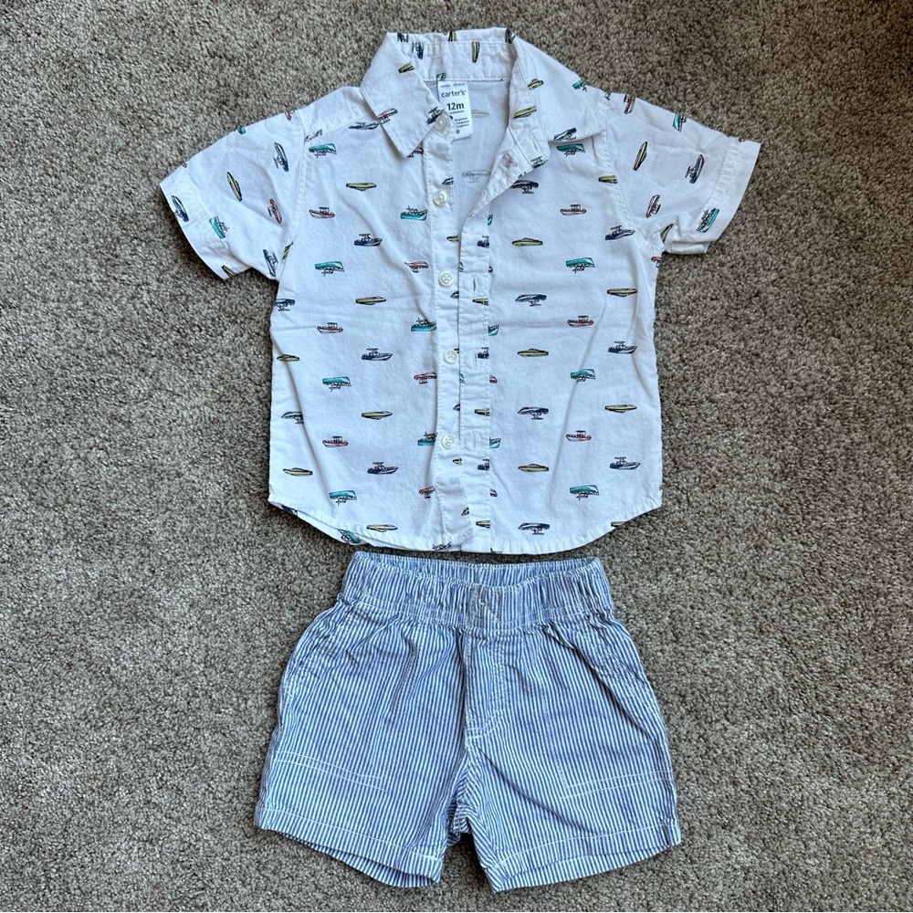 Adorable nautical outfit - 12M